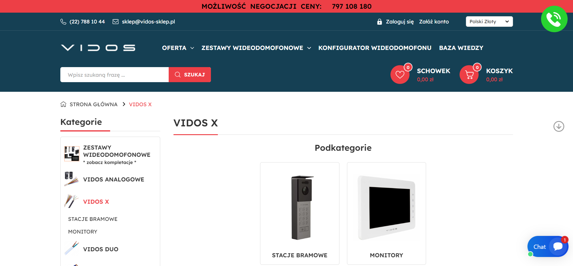 Vidos X - nowoczesny wideodomofon do domu z większą kontrolą wejścia
