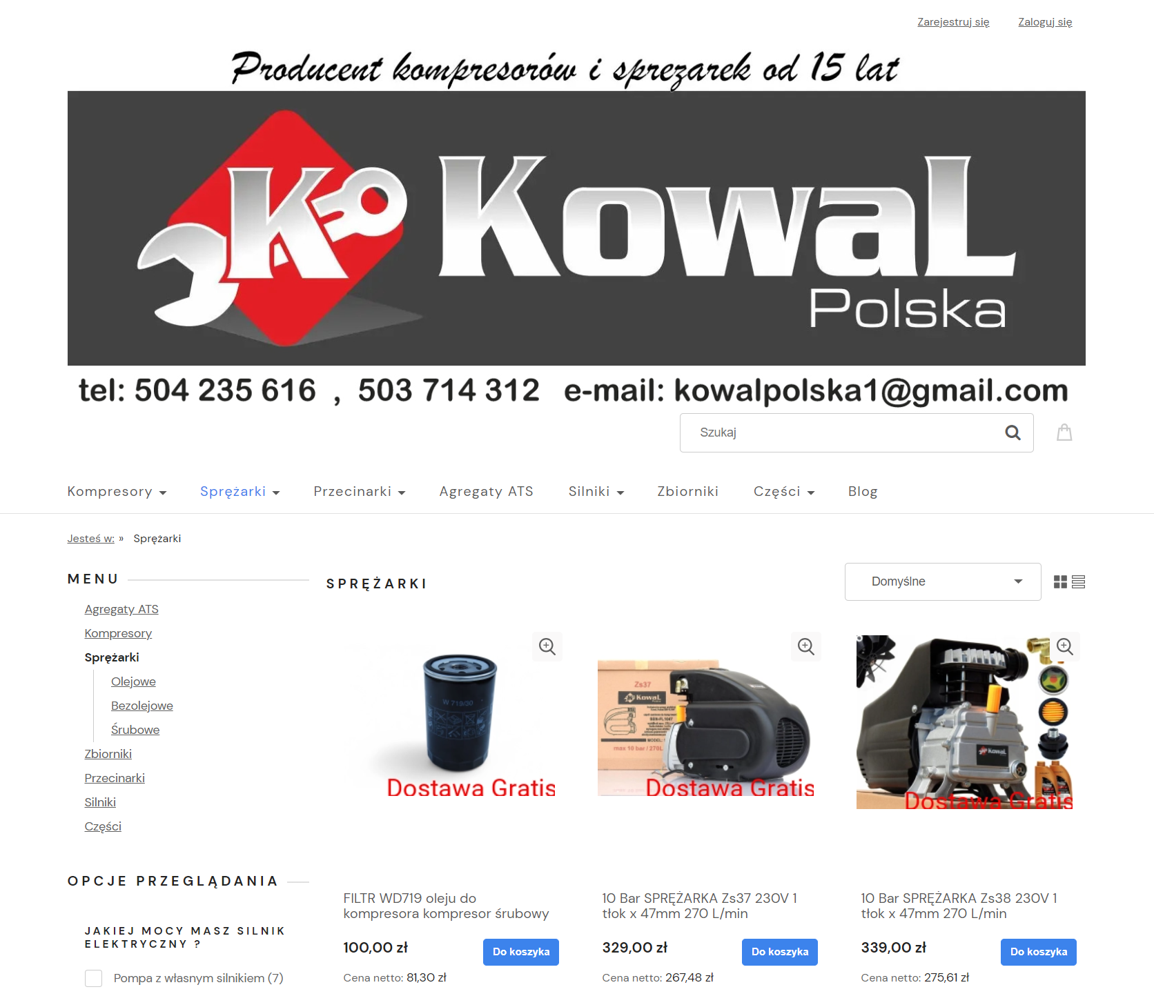 Czym różnią się sprężarki powietrza tłokowe, śrubowe i bezolejowe?
