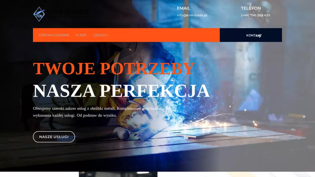 Zakład obróbki metali | KRM-Trade sp z o.o.