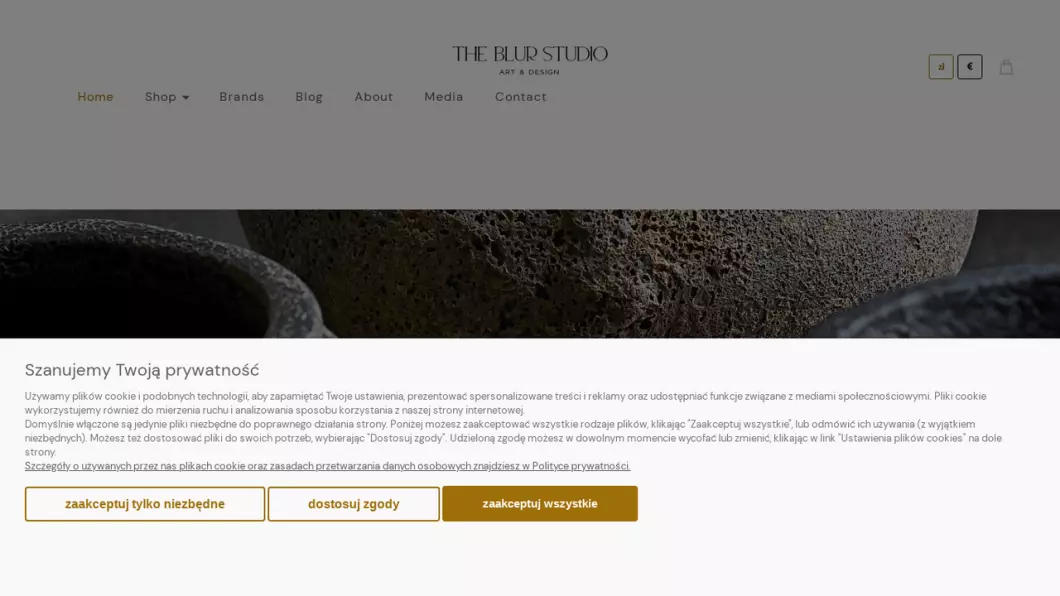 Ceramika do domu, ozdoby Premium | THE BLUR STUDIO