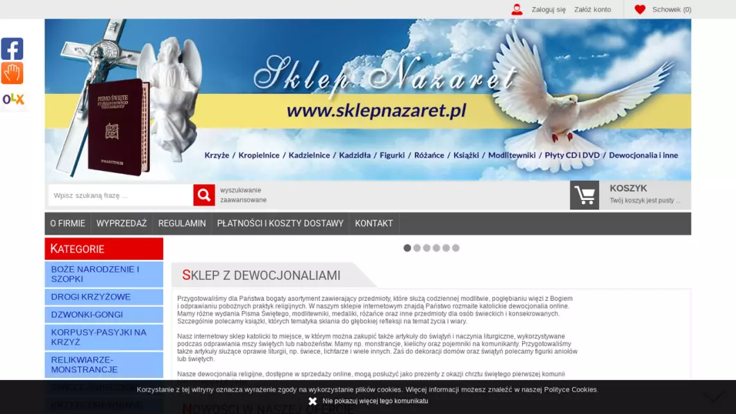 Sklep z Dewocjonaliami - Nazaret