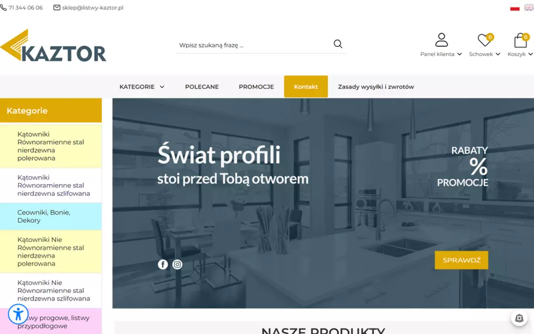 Listwy producent | Kaztor