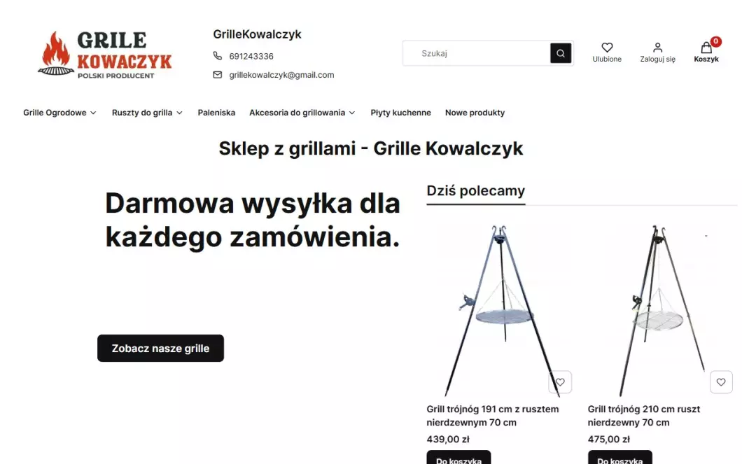 Sklep z grillami | Grille Kowalczyk