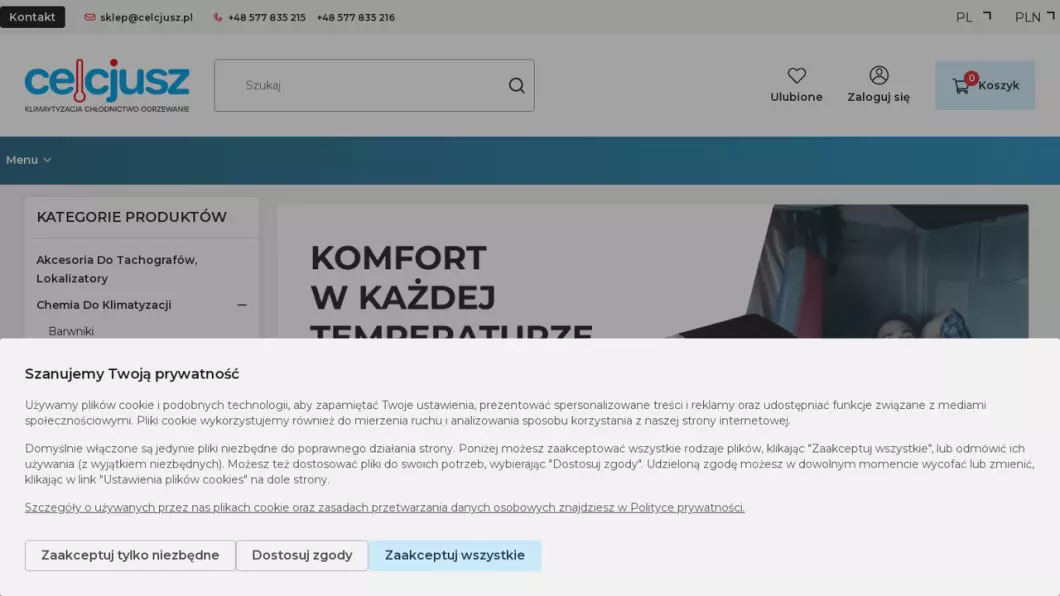Części do klimatyzacji samochodowej | Sklep internetowy Sklepcelcjusz.pl