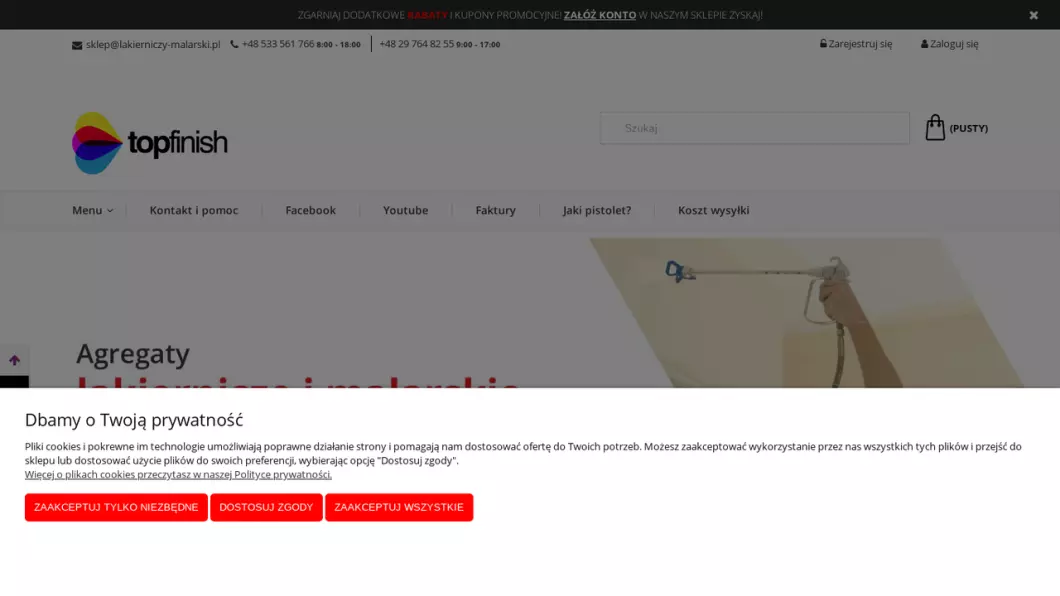 Narzędzia, sprzęt, osprzęt lakierniczy | Sklep internetowy Lakierniczy-malarski.pl