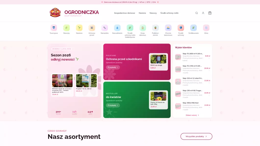 Ogrodniczka Sklep Ogrodniczy